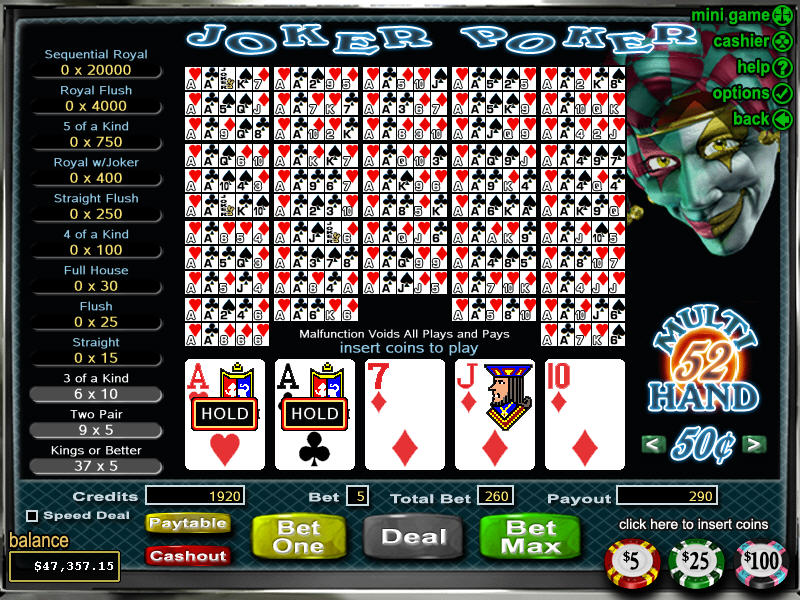 покер с джокером онлайн казино